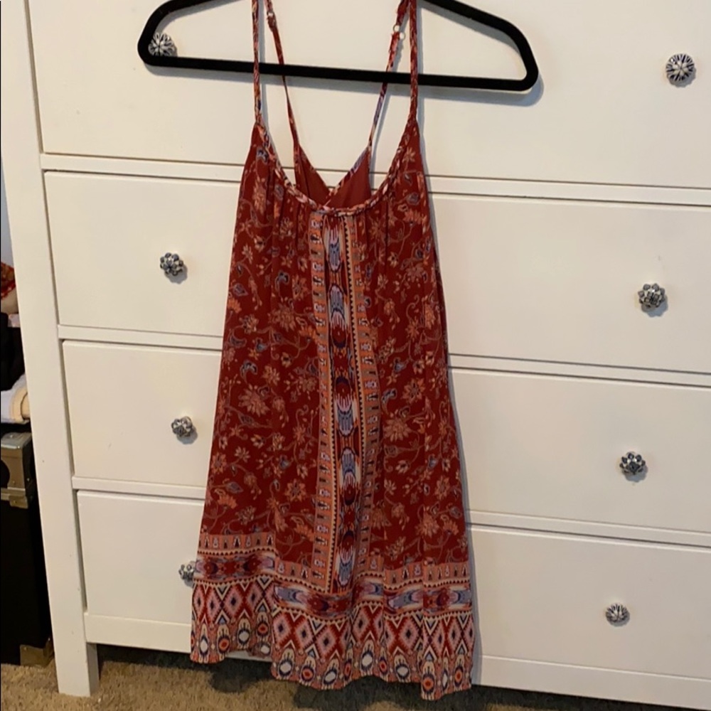 Hollister spaghetti strap flowy dress